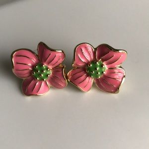 Lilly Pulitzer Gold Flower Earrings